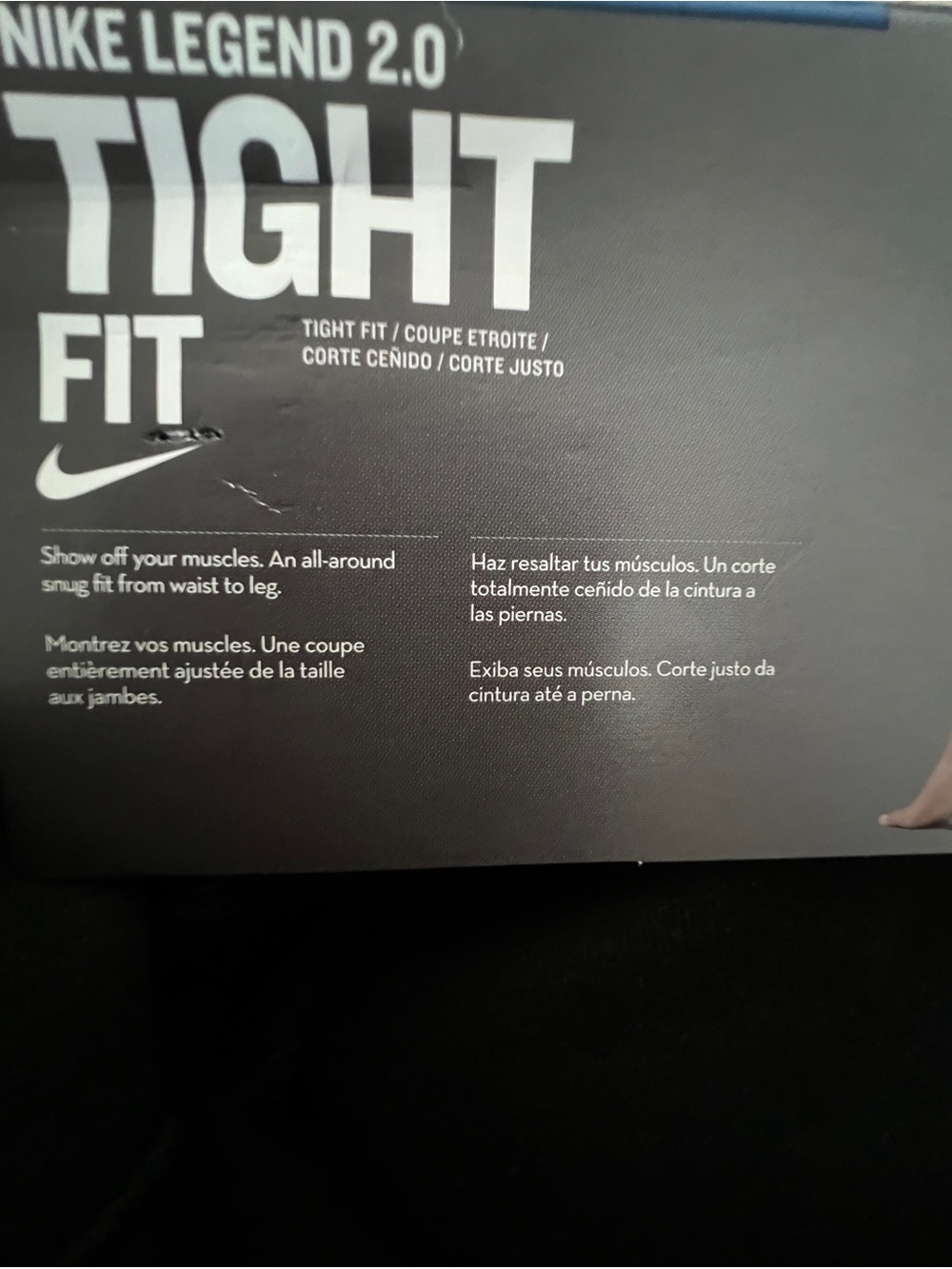 Nike Dri Fit Black 3/4 Performance leggings Tights Size Small - Picture 9 of 9